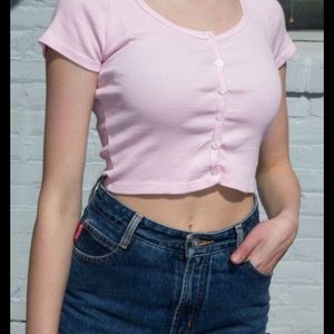 Brand new brandy Melville pink top